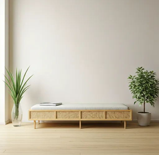 Intérieur minimaliste du studio ESTELLE